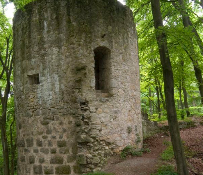 Ruine der Burg Ehrenfels, Germany